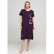 Фіолетова сукня Romeo Life XL,2XL,3XL,4XL однотонна 7115 -35